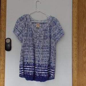 Faded Glory Short Sleeved Blouse